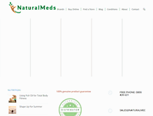 Tablet Screenshot of naturalmeds.co.nz